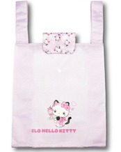 サンリオ ハローキティ エコバッグ ねこねこメイド BK