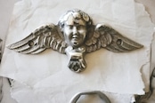 1900s フランス ルーベンス 聖アンデレの殉教的プットーと大きなハンドルa ツマミ アンティーク