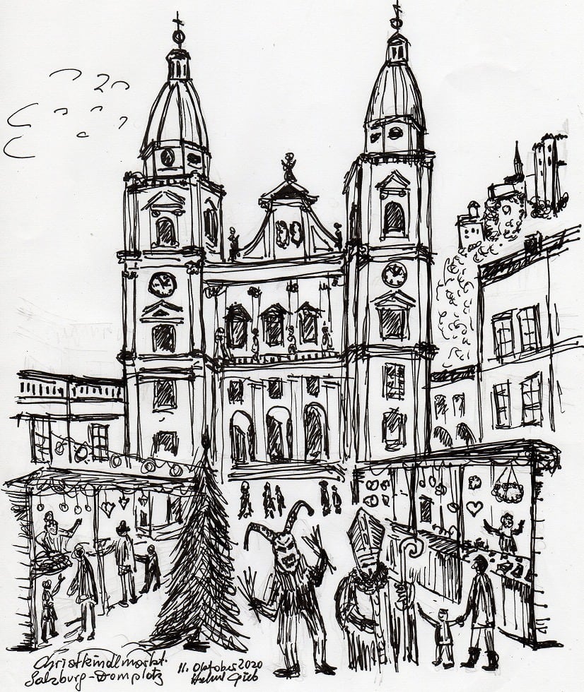 ザルツブルクとクリスマスマーケット | Christkindlmarkt Salzburg