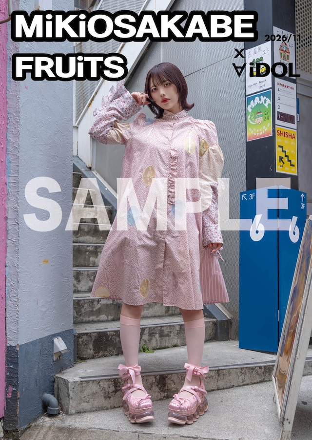 予約販売・ミームトーキョー／SAE 表紙版「MiKiOSAKABE x FRUiTS x ∀iDOL 2026/11」