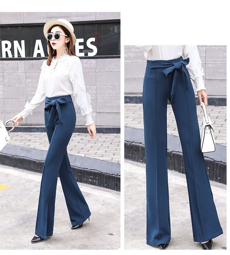 ボトムス パンツ ズボン フレアパンツ カラーパンツ ロング ロング丈 フレア スリム タイト 細身 裾ワイド リボン ベルト スリット ハイウエスト ウエストゴム 伸縮性 かわいい 大人可愛い きれいめ シンプル カジュアル おしゃれ お洒落 かっこいい 無地 春 夏 秋 冬 オールシーズン シーズンレス 10代 20代 30代 40代 レディース デート お出かけ 女子会 休日 パーティー イベント 旅行 ショッピング 普段使い 美脚 脚長 S M L XL 2XL ジャスト ブラック ブルー