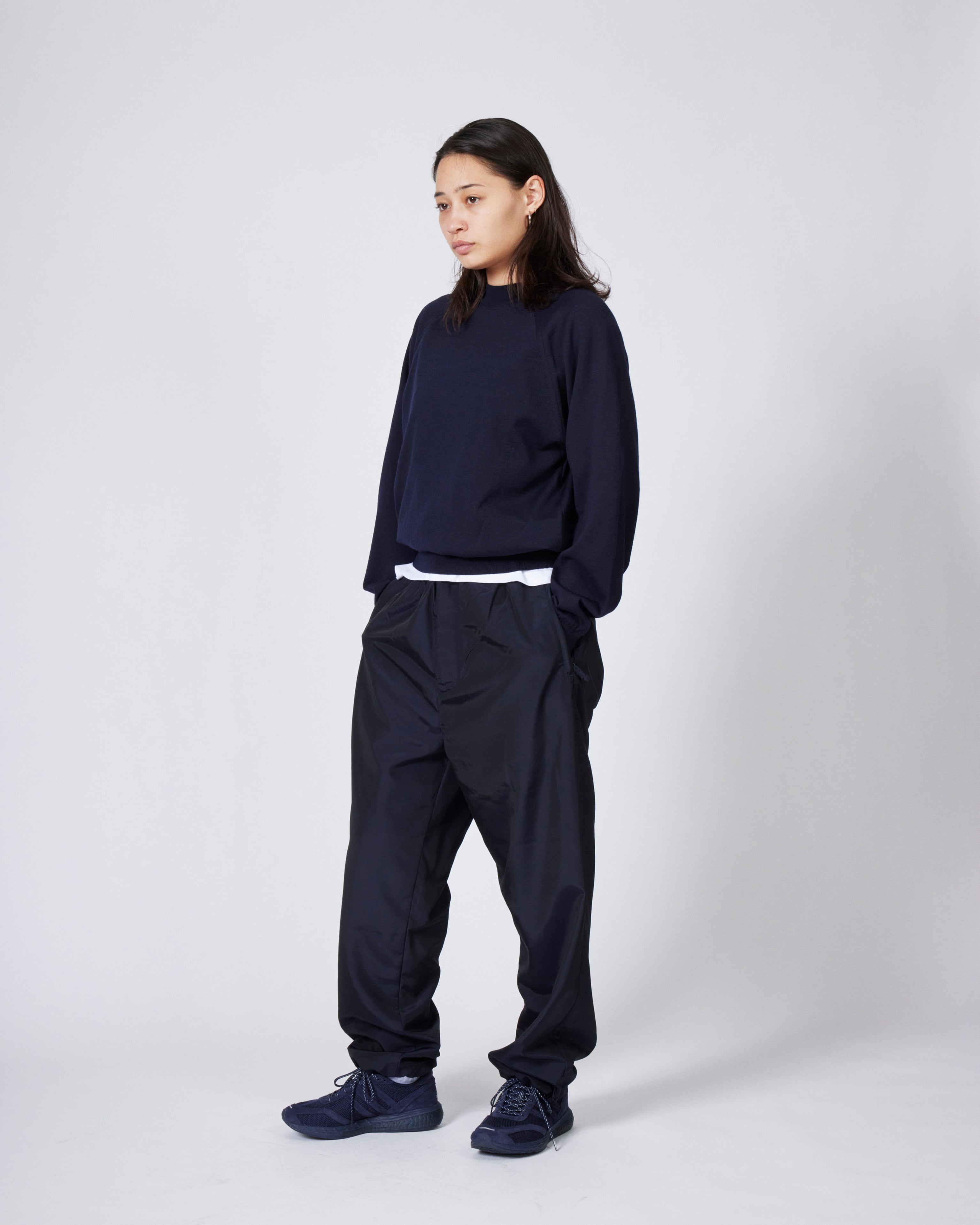 everyone high-gauge knit sweater (NAVY) | everyone