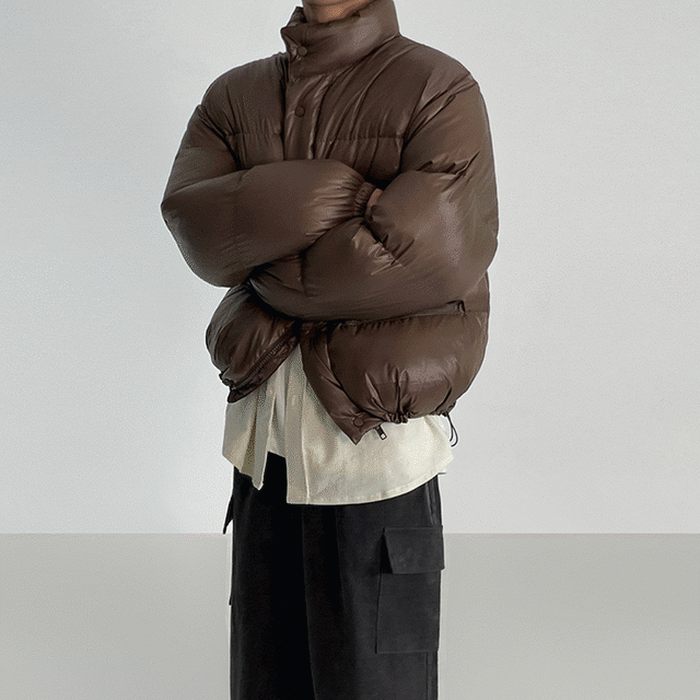 ダウン ジャケット アウター コート メンズファッション 3色 韓国ファッション