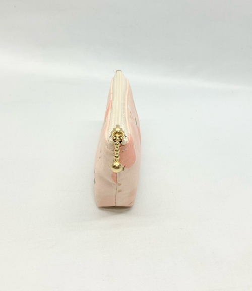 印鑑ポーチ　ミニポーチ　もも｜とりさん工房ーかわいいハンドメイドポーチ