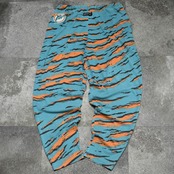 Zubaz zebra pattern wide easy pants