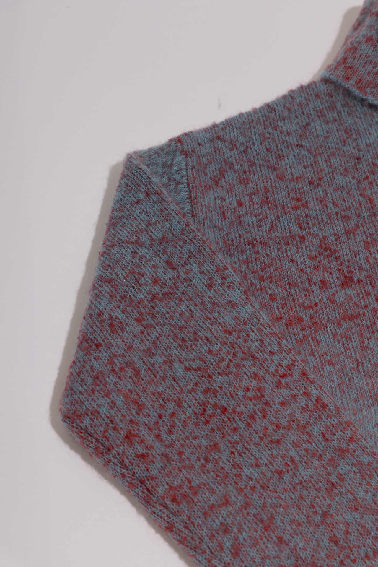 Gradient Mohair Double Face Turtle Knit