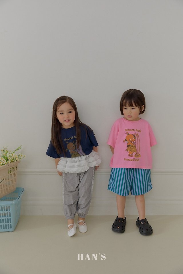 【取寄】hans|hawaii kid tee|ハワイキッズT|XS-JM|kids&jr|26 summer