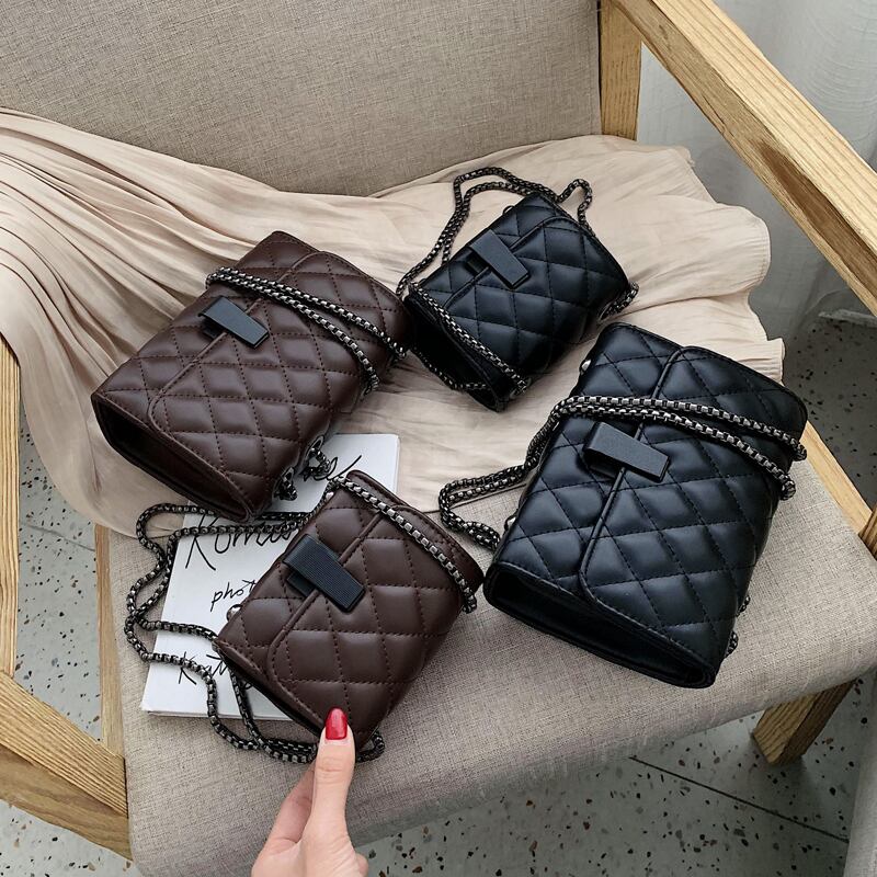 冬の人気スモールバッグレディース2020ワイルドメッセンジャーバッグの新しいトレンディバージョンロンバスチェーンバッグファッションスモールスクエアバッグ 手作りハンドバック39012460949