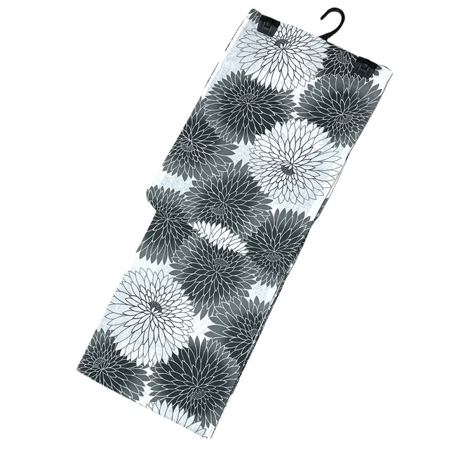 浴衣ジェンヌ 浴衣 単品 黒 グレー 白 ゆかた レディース浴衣