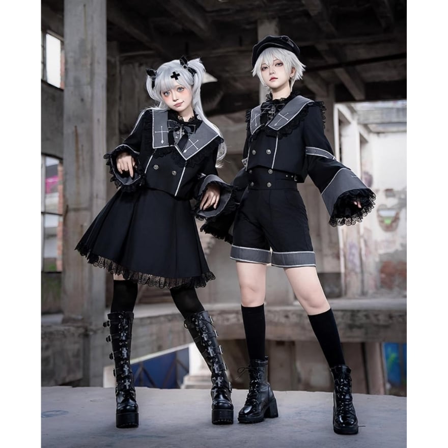 予約商品 ゴスロリ通販 With U 皇子系ロリィタ 3点 フルセット