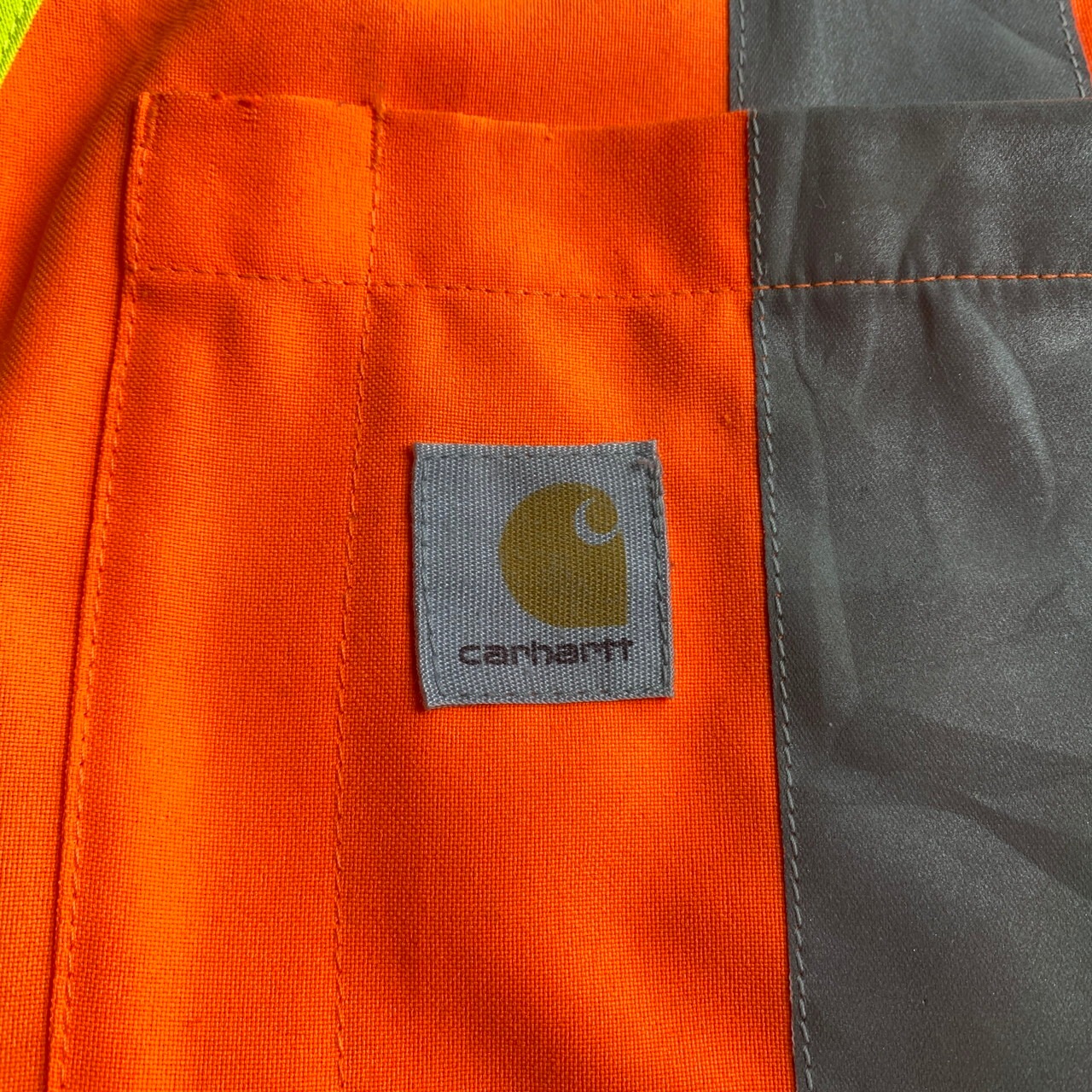 Carhartt カーハート CLASS2 リフレクター ベスト XL 古着 オレンジ 