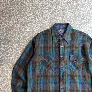 BELLMONT / 70’s wool shirt size XL