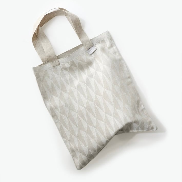 LAPUAN KANKURIT|「TRIANO」リネントートバッグ (S)28x33cm(white-linen)