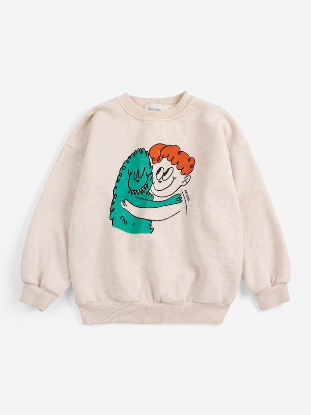 〈 BOBO CHOSES 26AW 〉  Hug Hairy Monster sweatshirt / OFFWHITE