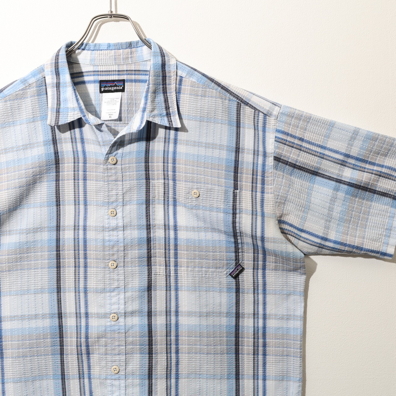 XL 06年 Puckerware Shirt Patagonia パッカーウェアシャツ パタゴニア  シアサッカー