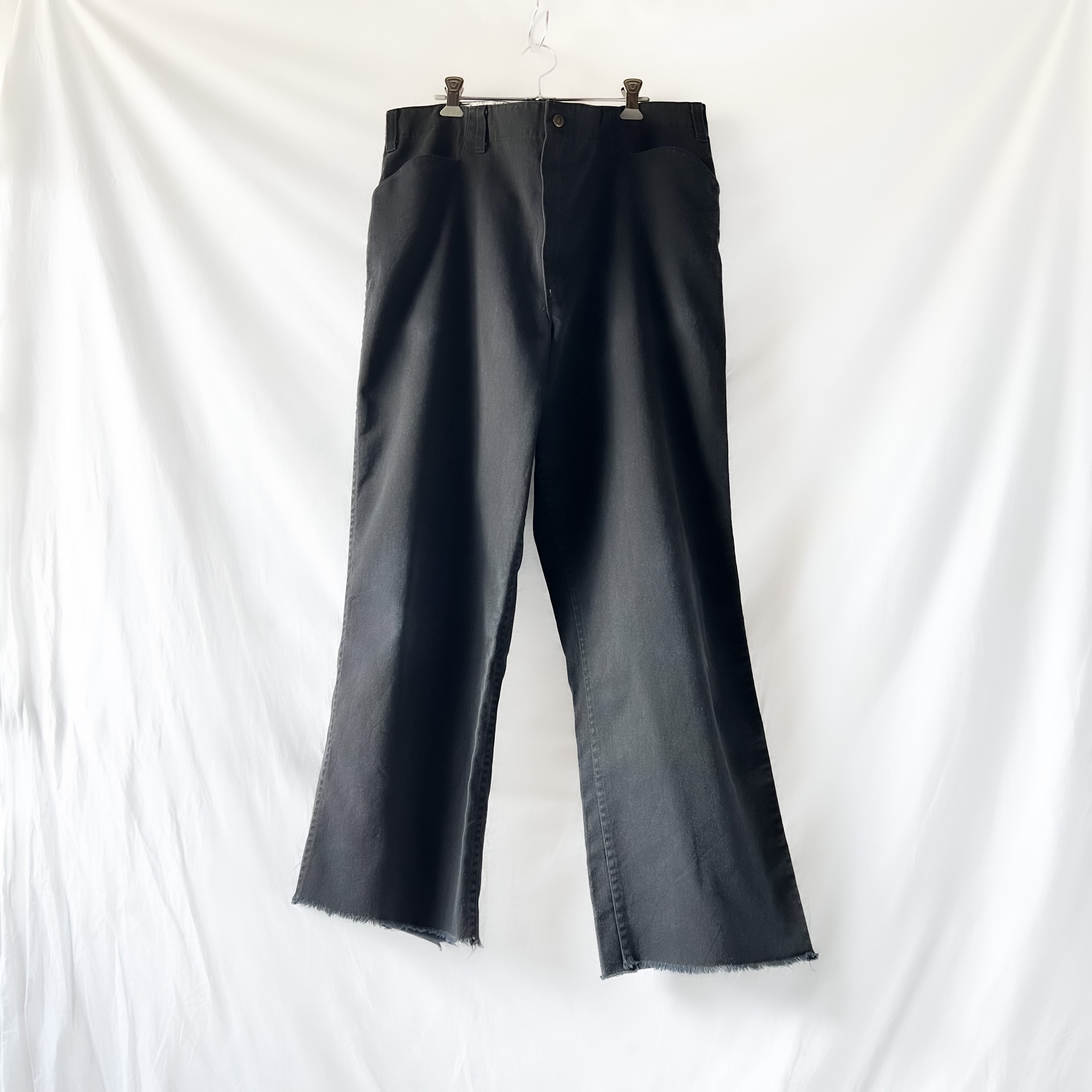 90s “Ben davis” made in usa big size cut off black pants 90年代