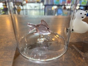 ｲｯｹﾝﾄﾞﾙﾌ ﾐﾗﾉ Tabby cat ﾏｸﾞ450ml ﾋﾟﾝｸﾌｨｯｼｭ & ﾎﾜｲﾄｷｬｯﾄ with ｽﾓｰｸﾃｰﾙ