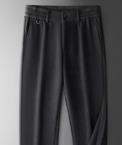 【脚長快適】ハイウエストスウェットスラックス