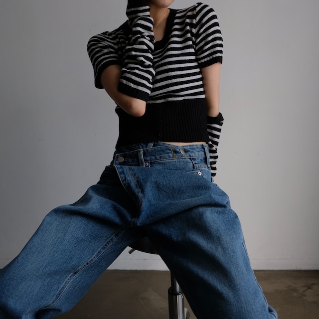 JEN ARM WM TOPS / BLK