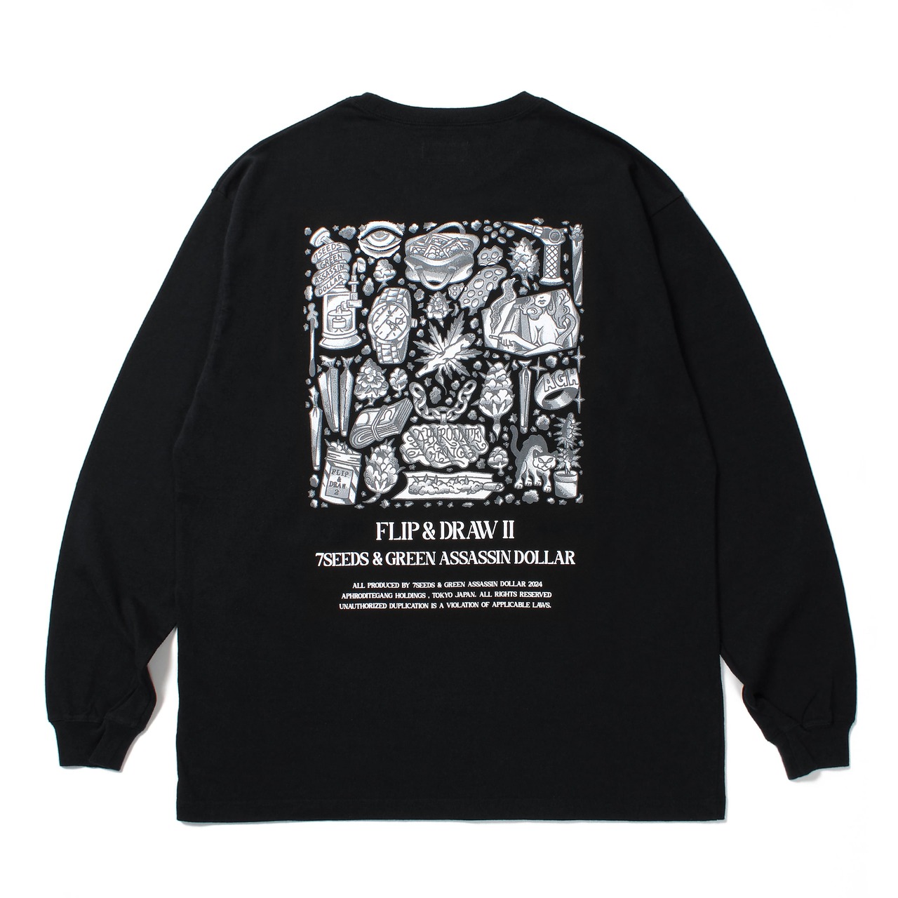 UE THE PARLOUR × BUDSPOOL FLIP&DRAW II L/S TEE | APHRODITEGANG 
