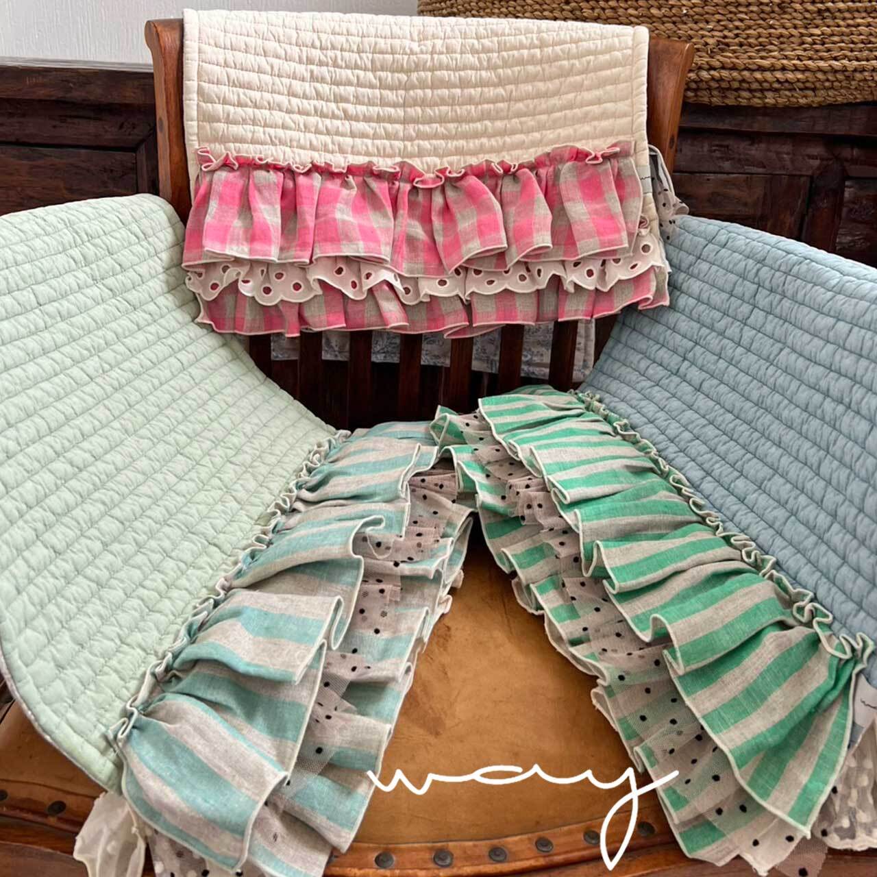 イブルfrill　キルティングマット* イブル フリル 200×230 ヌビ Qサイズ Kサイズ 韓国 イブル