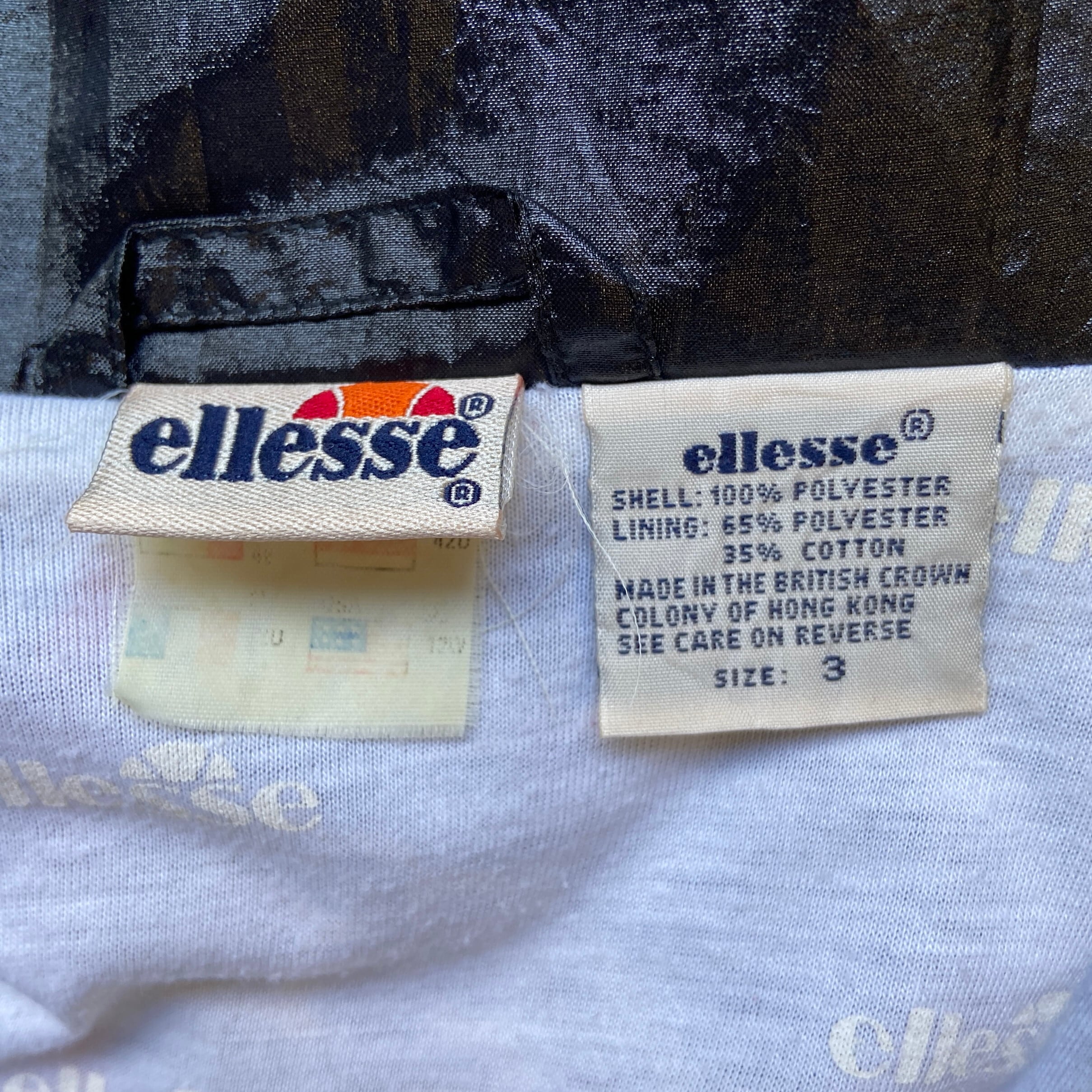 90年代 ellesse エレッセ 総柄 ポリエステル ジャケット レディースL ...