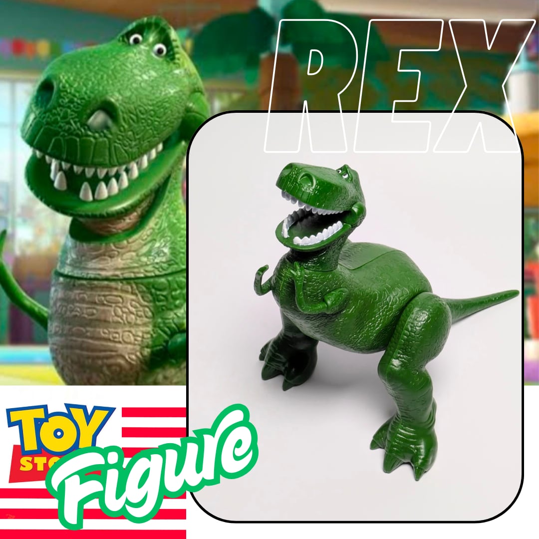 トイストーリーレックス等身大フィギュア