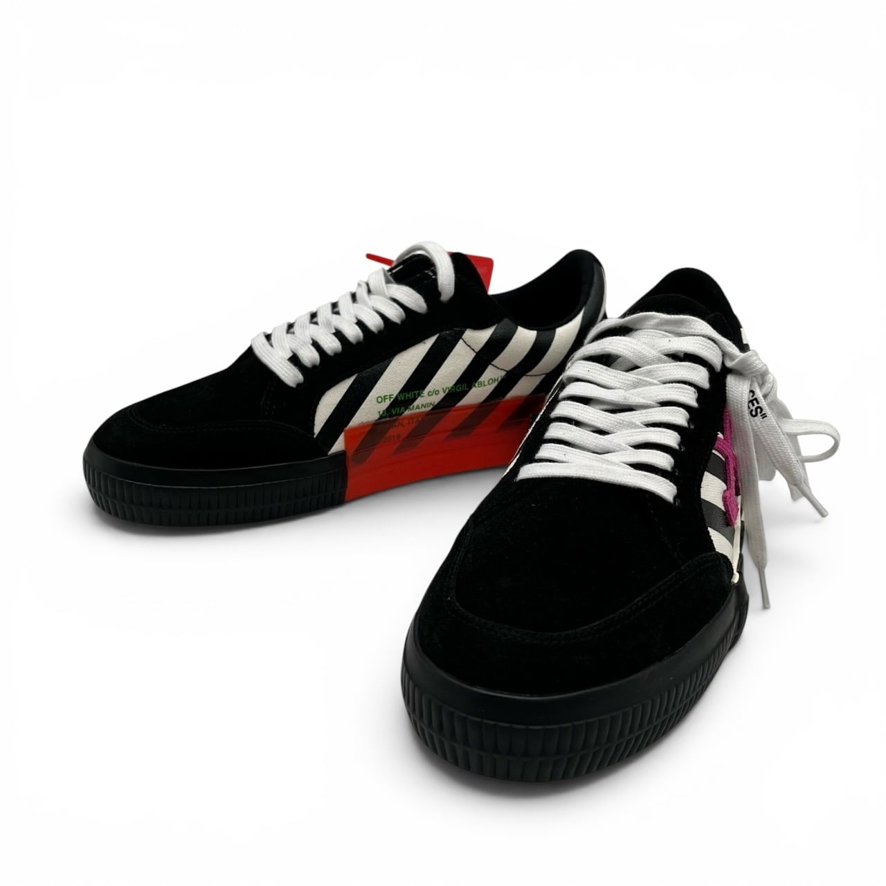 オフホワイト DIAG LOW VULCANIZED スニーカー 43 28cm OFF WHITE DIAG LOW VULCANIZED SHOES / オフホワイト キャンバス
