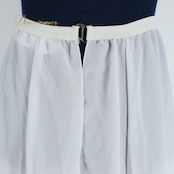 【フラメンコ衣装】ホワイト prima boutique プリマブティック ペチコート ファルダ スカート 白 無地 ロング 爽やか 明るい