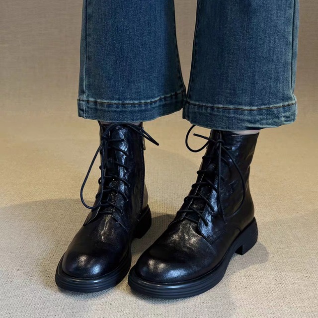 Lace-up ankle boots(SN205)