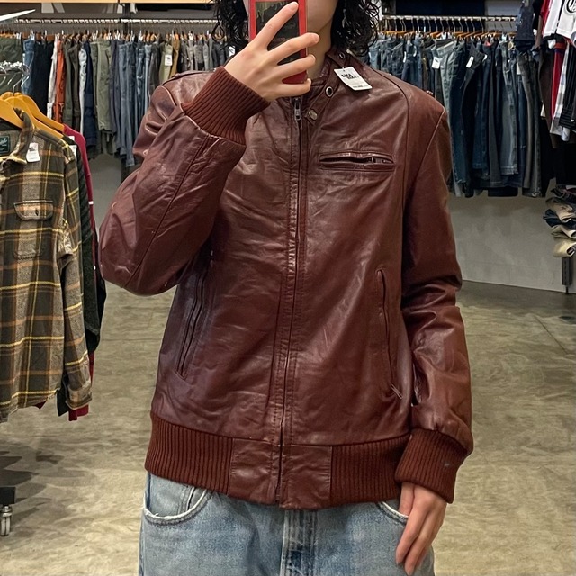 【USED】レザージャケット　短丈