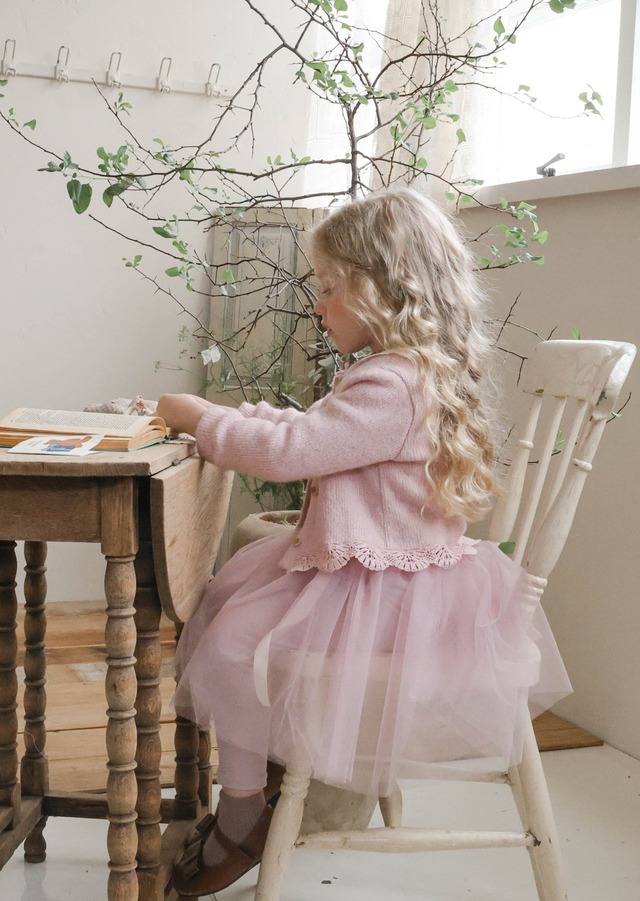 【即納】<flo>  Mallet cardigan