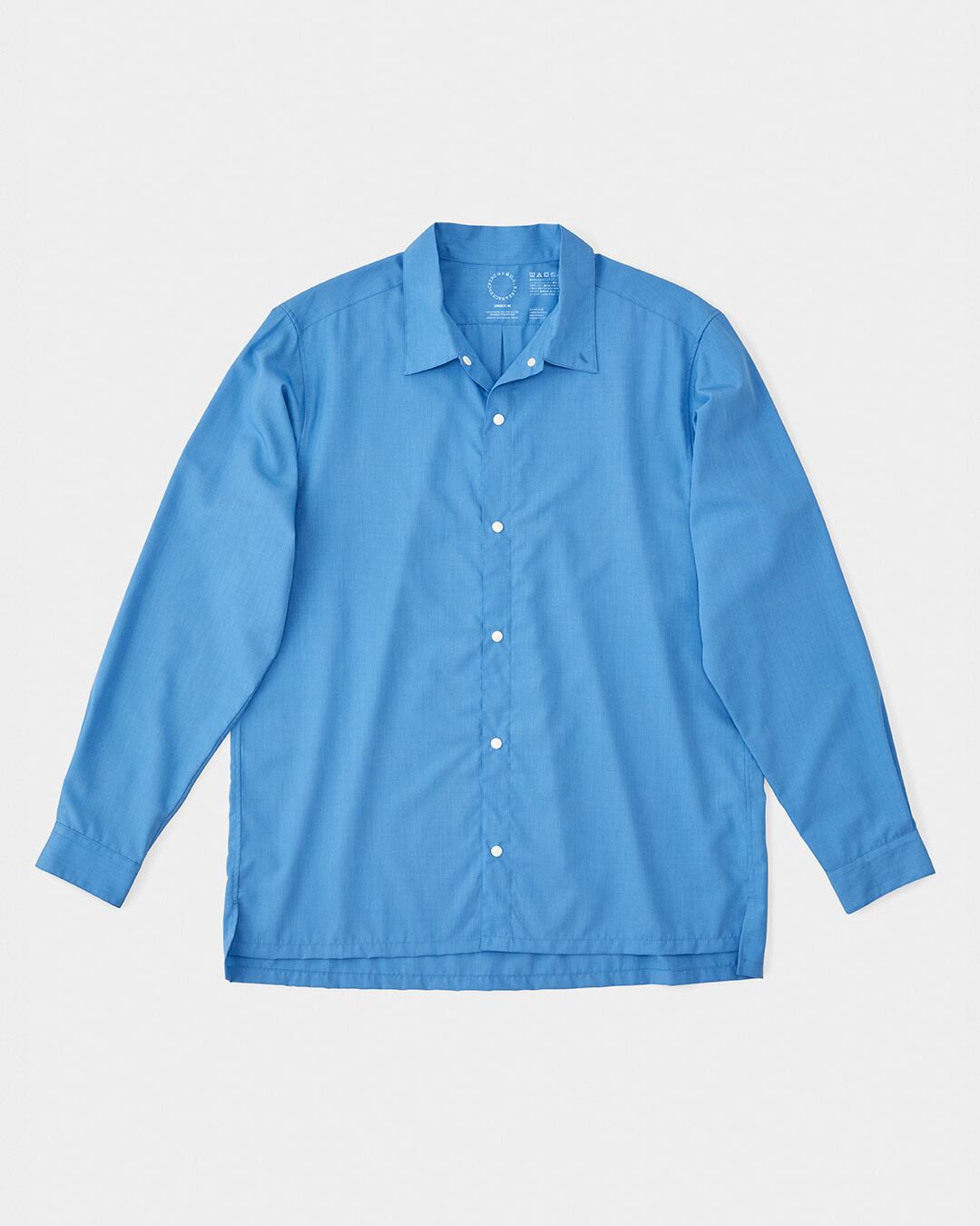 山と道 / Bamboo Shirt #Alaskan Blue