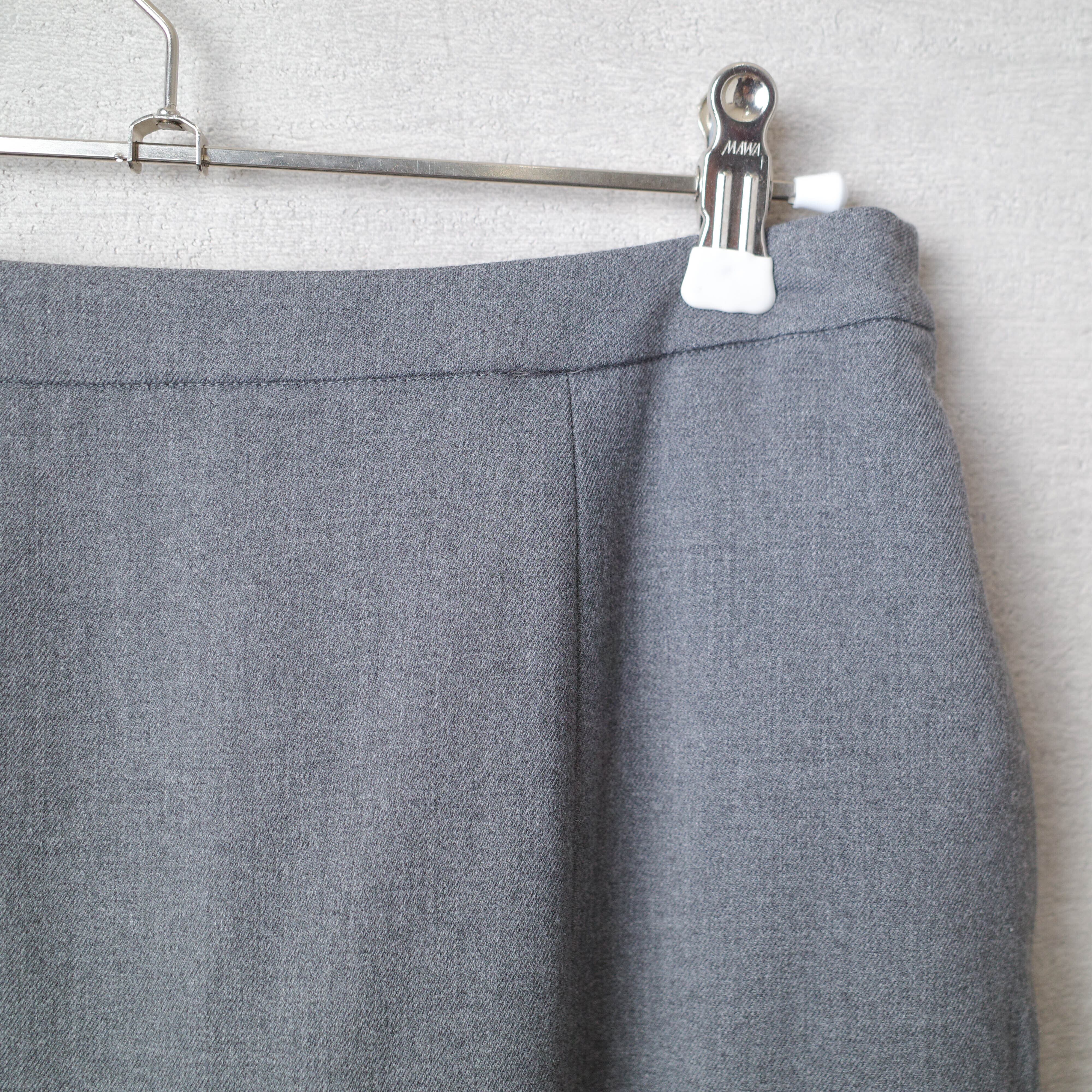 [NEW] RIM･ARK	SLIT SKIRT GRAY 460BAL31-0230