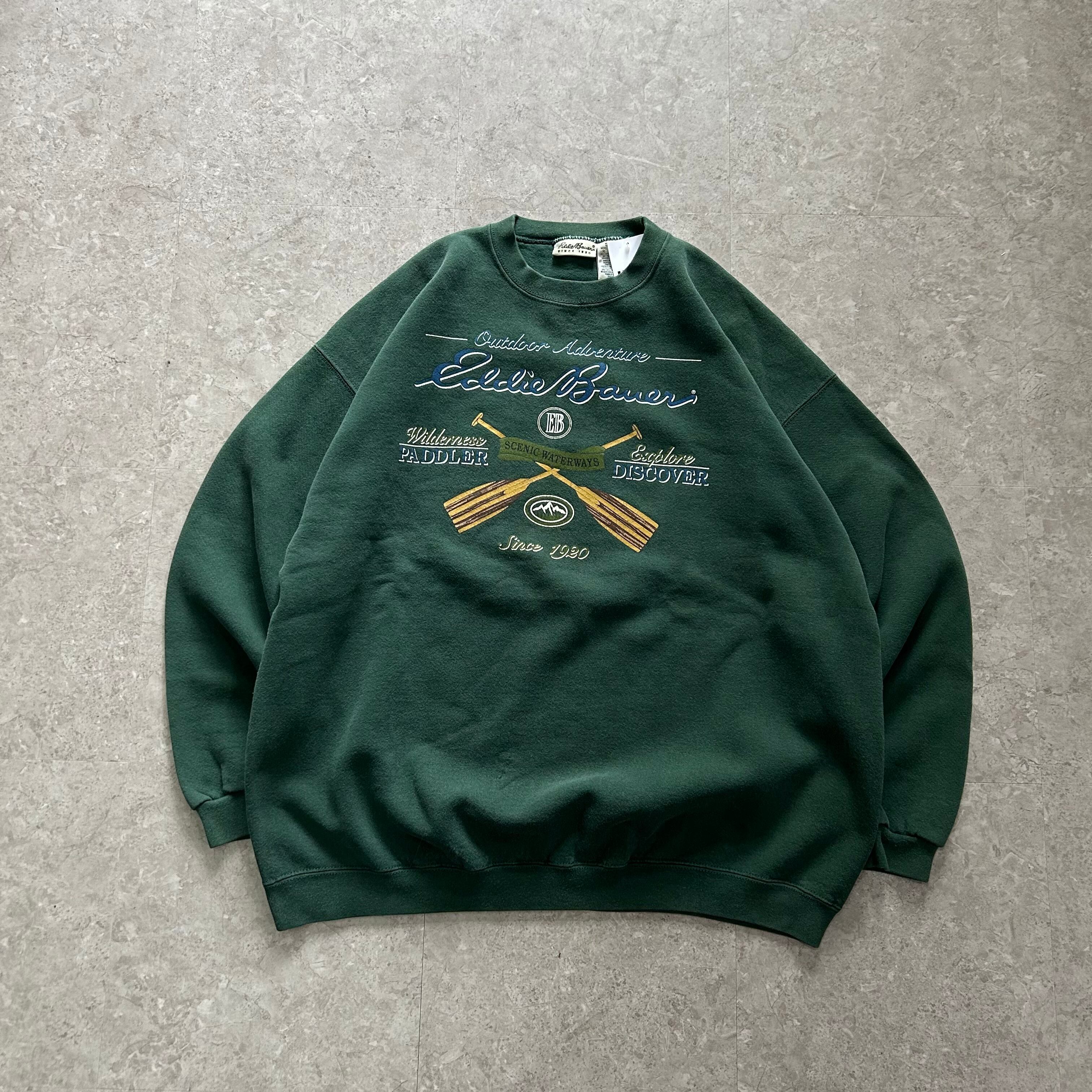 90s Eddie Bauer print sweat【仙台店】