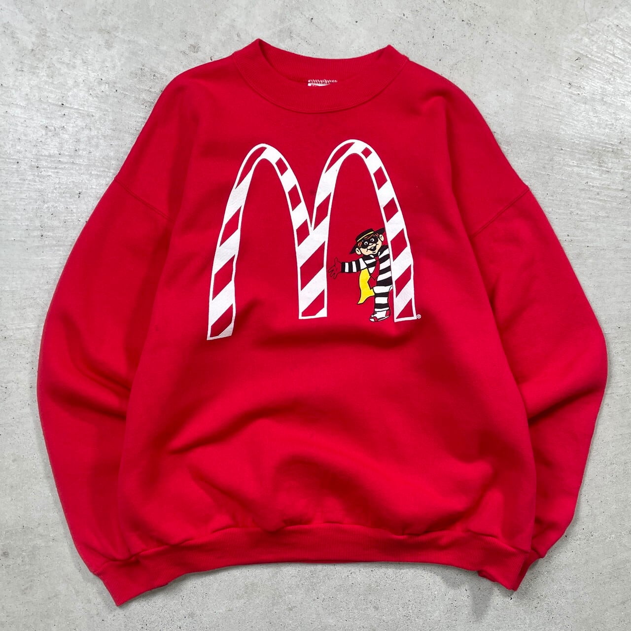 90年代 USA製 McDonalds マクドナルド アドバタイジング スウェット 