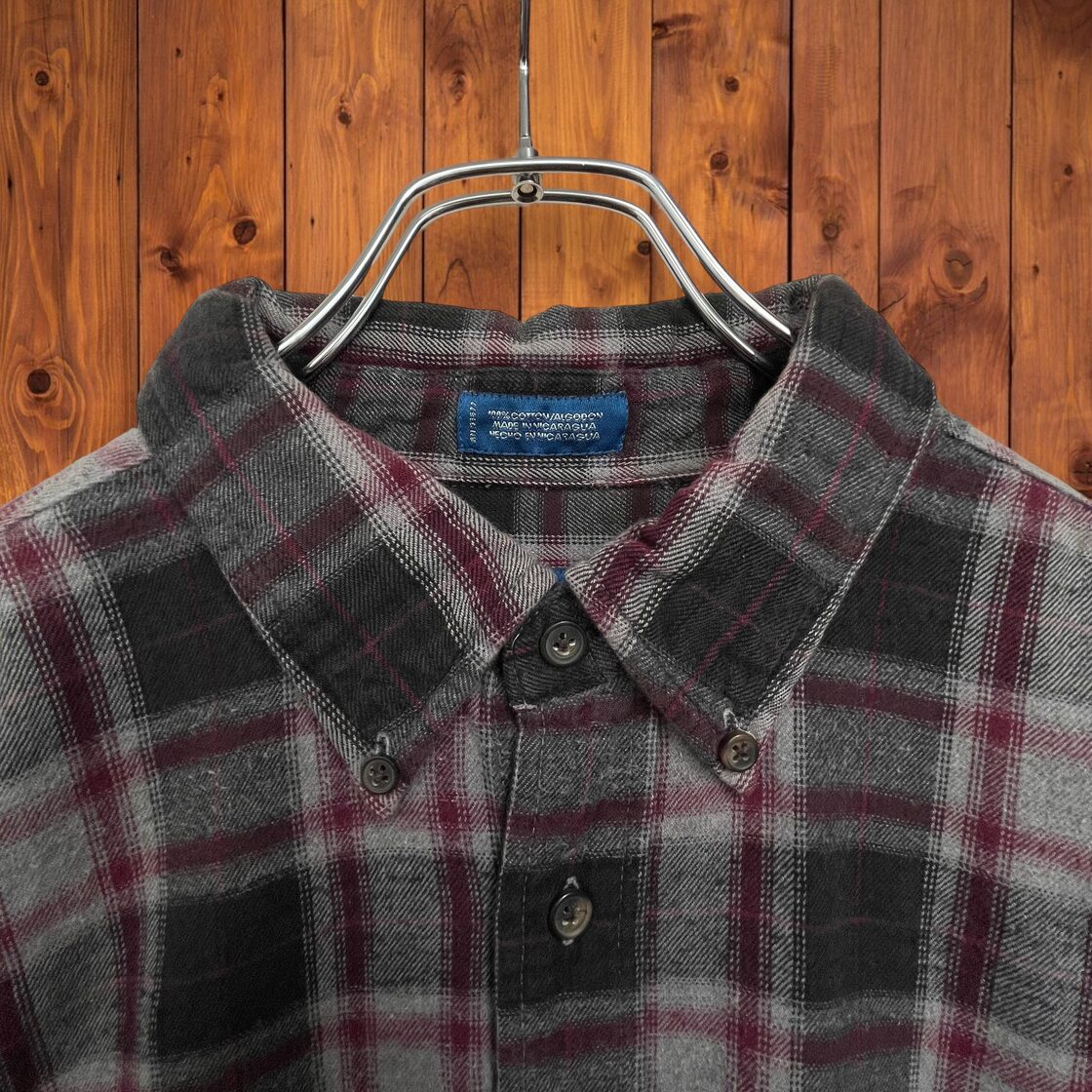 TOWN CRAFTタウンクラフト 90sヴィンテージ チェック ネルシャツ XL 