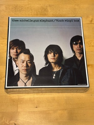 ステッカー付【生産限定盤】THEE MICHELLE GUN ELEPHANT「7inch vinyl box」アナログ盤(7インチ8枚組)