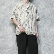 Batik Bay silk aloha shirt ivory