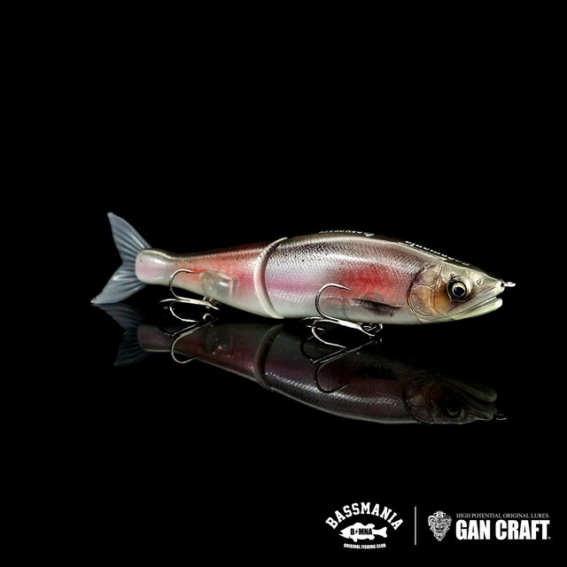 【GANCRAFT×BASSMANIA】JOINTED CLAW 178 琵琶マスBMクリアボーン Type-F ［受注生産］