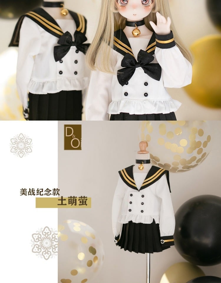 衣装セット!制服 セーラー服 洋服 服 コスプレ BJD 1/4 球体 衣装セット!制服 セーラー服 洋服 服 コスプレ BJD 1/4 球体