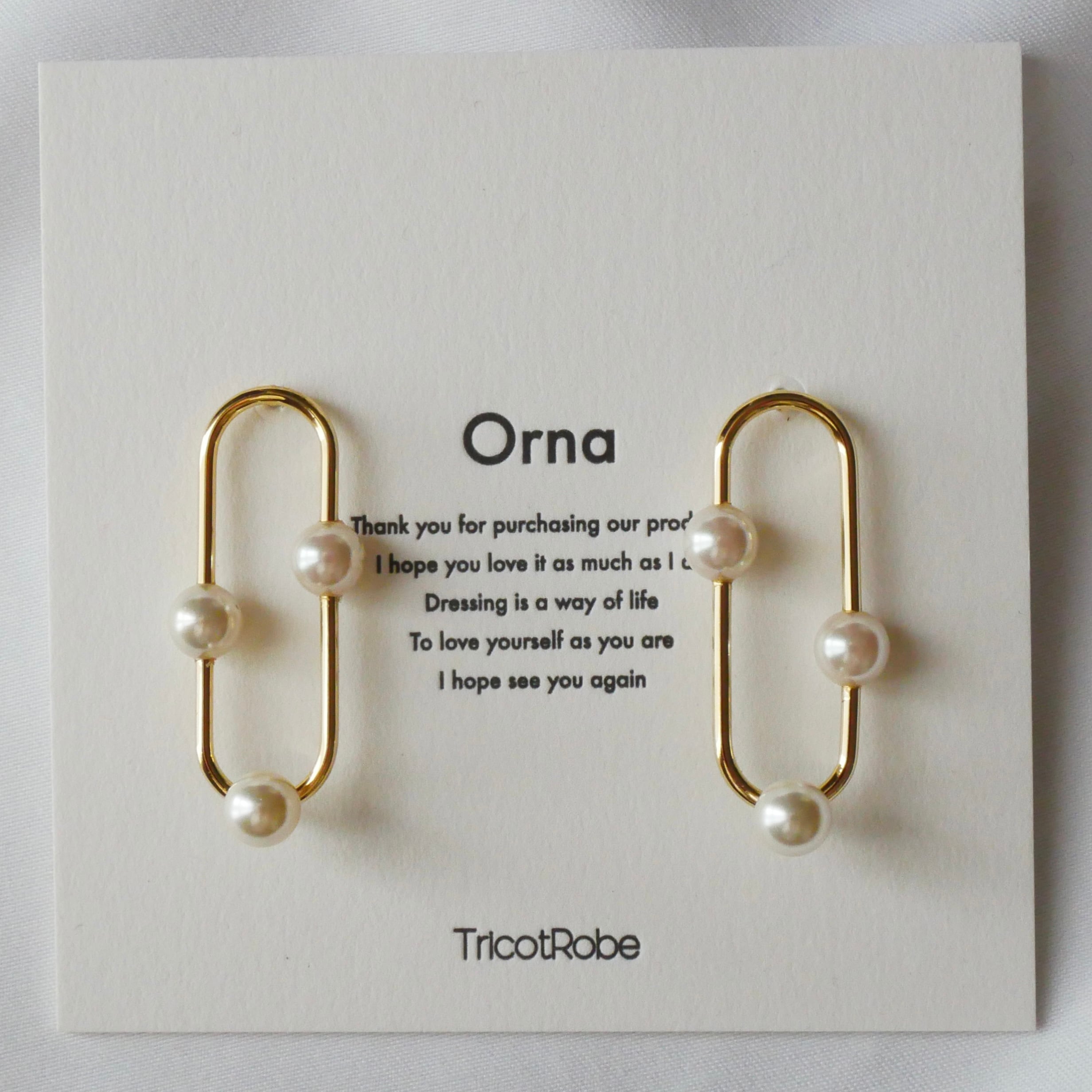 oval pearl ピアス/イヤリング【★‐5】