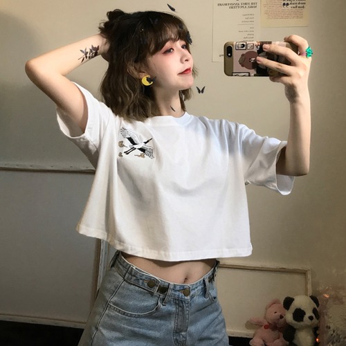 ✞ きれいめ☆Tシャツ ロングトップス 刺繍 ✞ゴスロリ SM ミリ 甘ロリ クラロリ 和ロリ エレガント 黒ロリ 姫ロリ 華ロリ BB-BB7985383