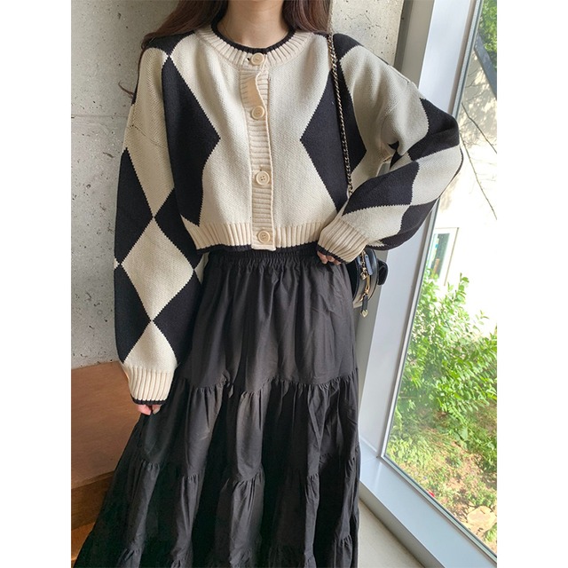 tiered long skirt　10154