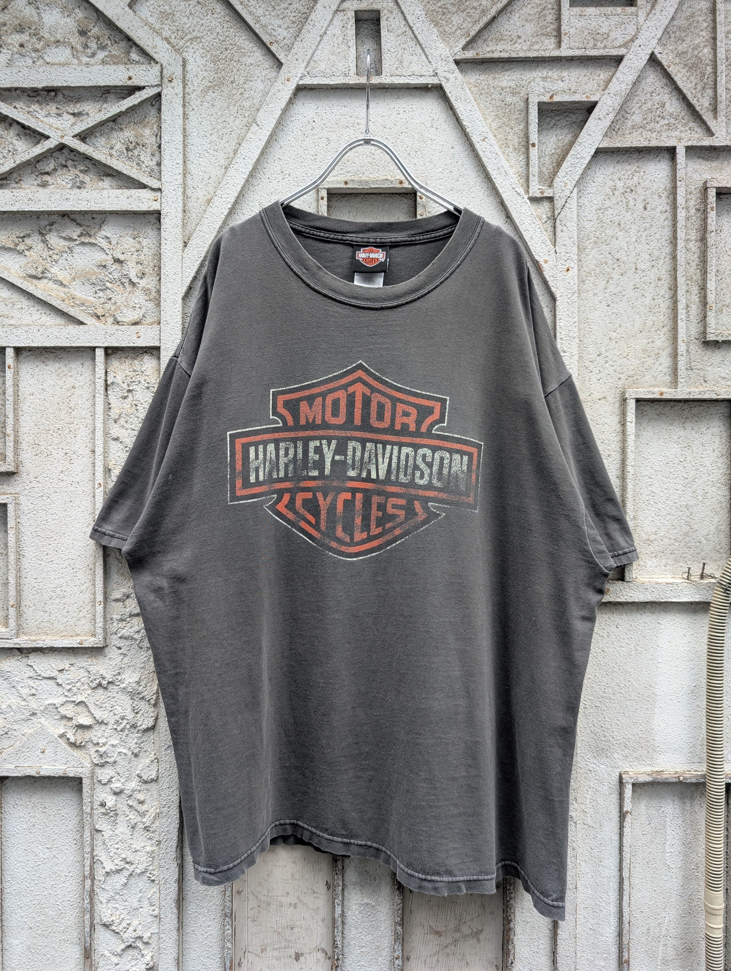 "HARLEY DAVIDSON" print tee / made in USA