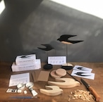 ツバメのオブジェを作る ツバメのアートワークキット SWALLOW ARTWORK KIT