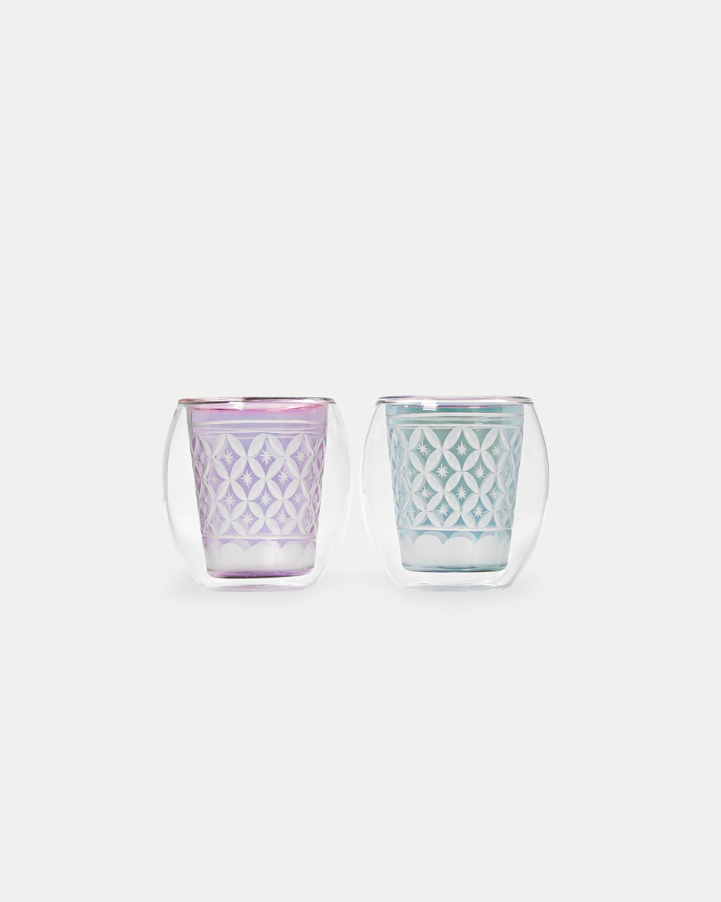 KIRIKO × DOUBLE WALL GLASS “ Fuwan ” / KINAKA・RURI | goyemon