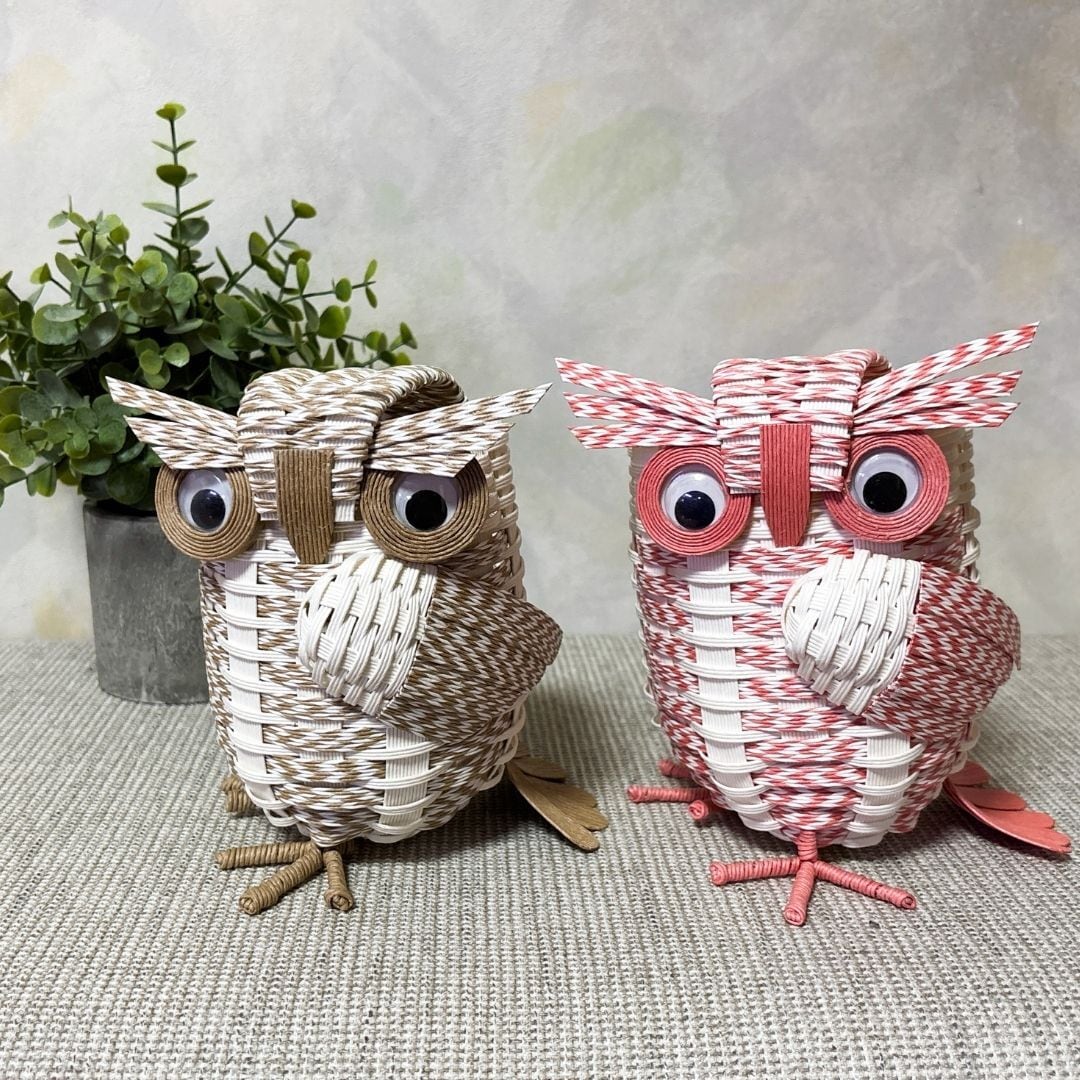 材料付き！】横向きフクロウさん小物入れ | くらふと日和＊レシピshop