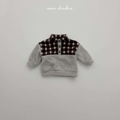 〖取寄〗韓国子供服 / 26winter / aoustudio /チェック アノラックMTM / キッズ服 *XS~L*