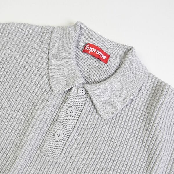 Size【M】 SUPREME シュプリーム 23AW Small Box Polo Sweater Grey